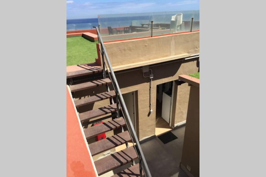 Apartmán Cosy Flat For 2 Directly At The Beach Melenara Exteriér fotografie